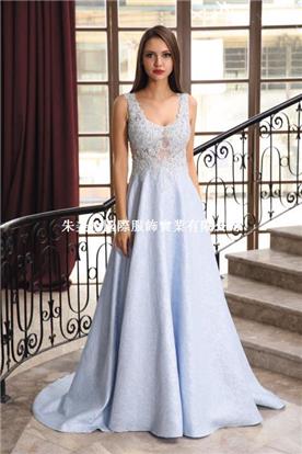  GX-1575# 2017新款韩版高贵优雅大摆长款聚会派对礼服 可定制/租赁